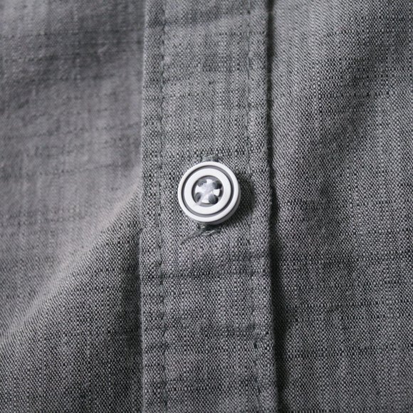 Craft + Flow button up boys shirt Big Boy 10/12 - Picture 5 of 9